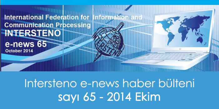 Intersteno E-news 65