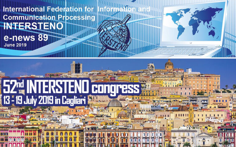 Intersteno E-news 89